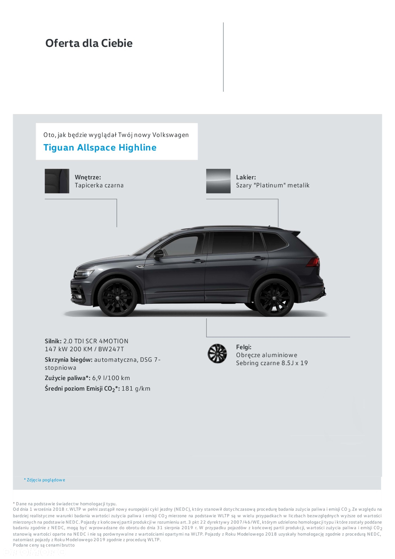 Volkswagen Tiguan Allspace 2.0 TDI 4Mot SCR Highline DSG 7os - 14