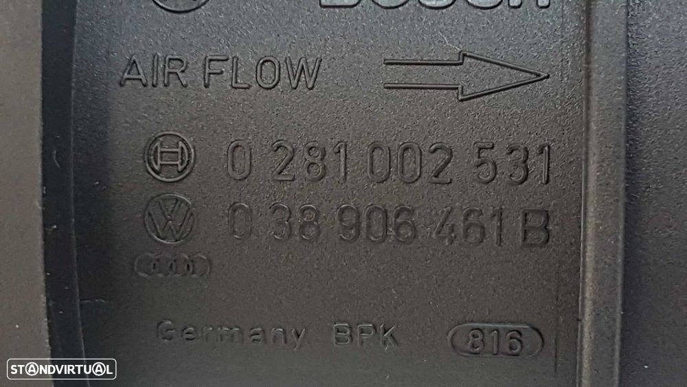 MEDIDOR DE MASSA DE AR VOLKSWAGEN T5 TRANSPORTER/FURGONETA CAJA CERRADA - 7