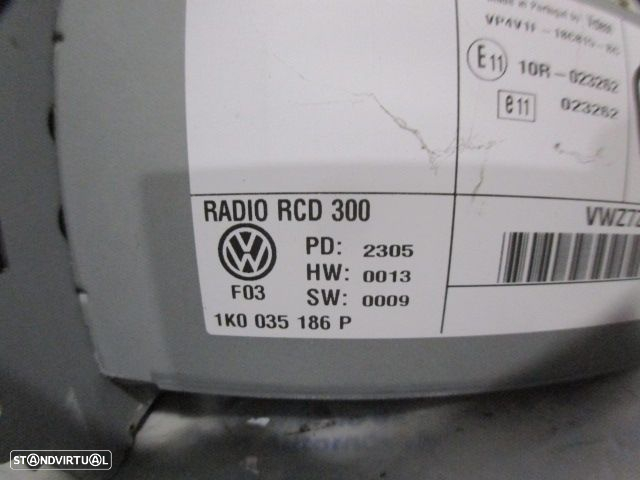 Radios 1K0035186P VW GOLF 5 2005 1.9TDI 105CV 3P PRETO ORIGINAL RCD 300 - 5