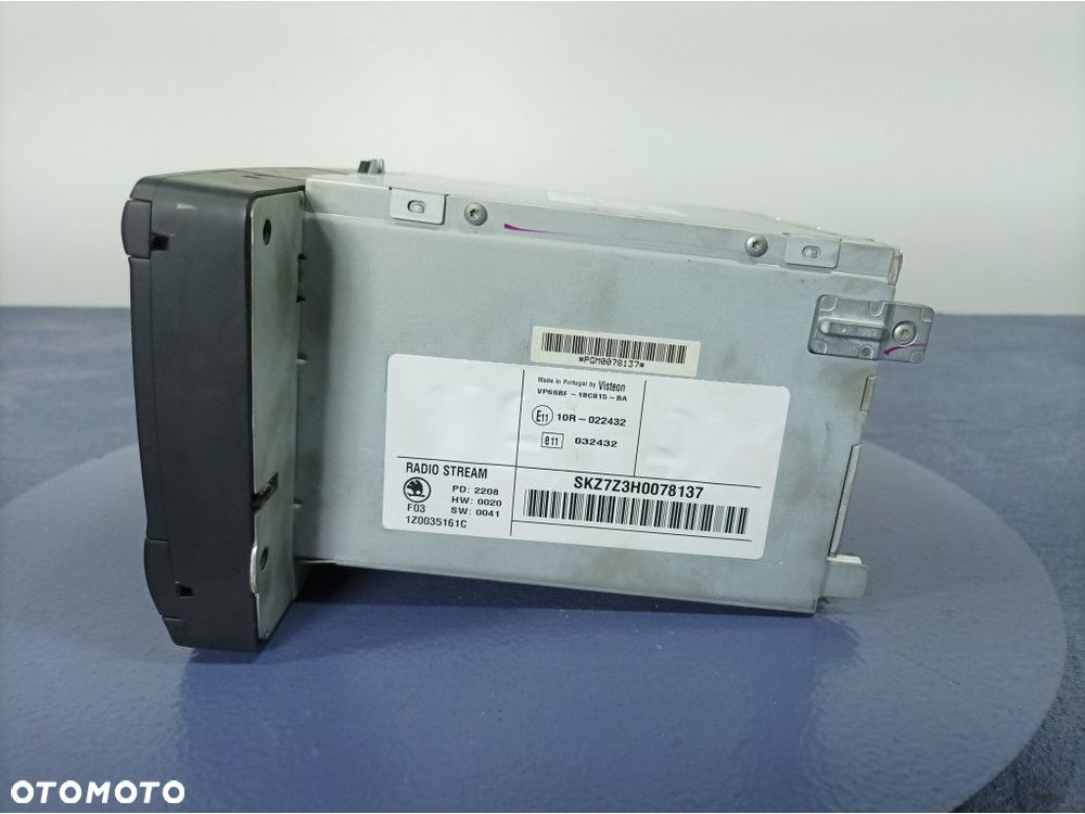 SKODA OCTAVIA II RADIO CD 1Z0035161C - 2