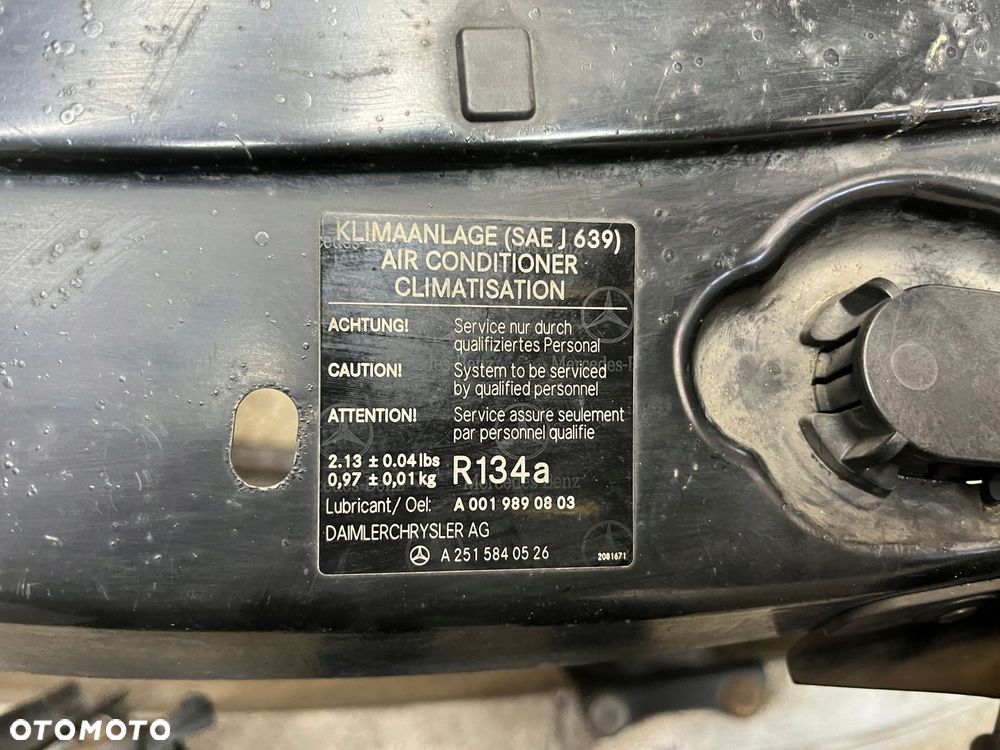 Pas przedni belka wzmocnienie okular prawy lewy przod Mercedes W164 ML ORG - 8