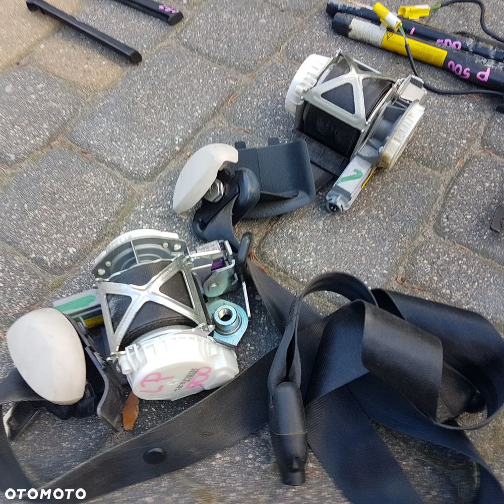 nakładka dekor z deska rozdzielcza czerwona fiat 500 przed lift DESKA ROZDZIELCZA KONSOLA KOKPIT EU FIAT 500 08-15 - 11