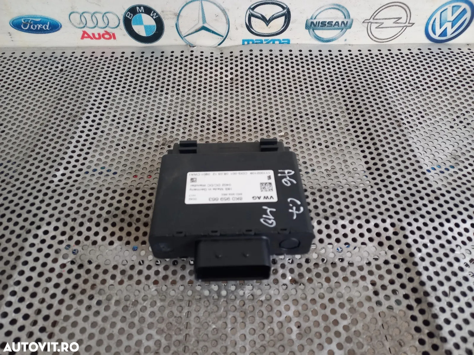 Modul Stabilizator Tensiune Baterie Audi A6 4G C7 An 2011-2012-2013-2014-2015-2016-2017-2018 Cod 8K - 4