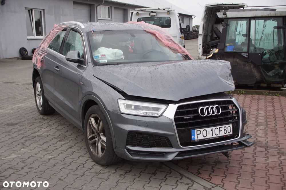 Auto na części - Audi Q3 8U Quattro Lift 2.0 TFSI 180 KM CULB SDA LX7R 2017R Silnik Skrzynia Drzwi Szyba Lusterko Lampa Klapa Zderzak Grill Deska Kokpit Sterownik Moduł Licznik Wyświetlacz - 2