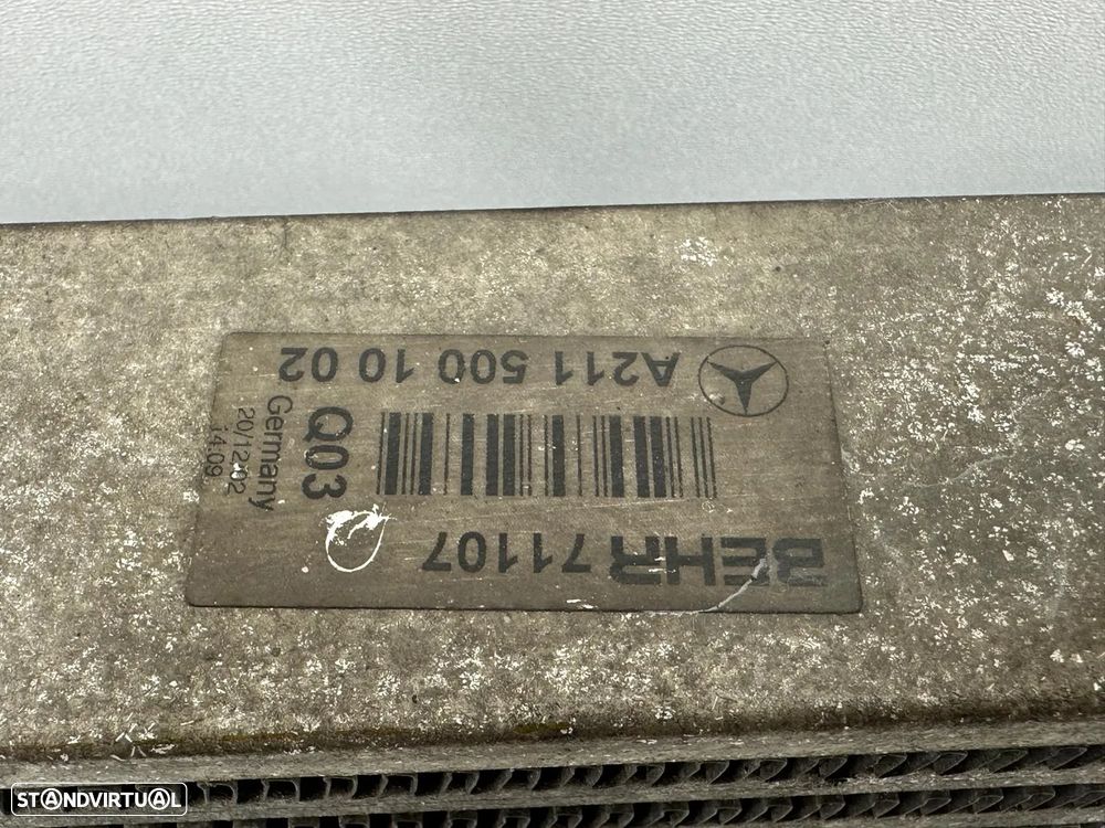 Radiador Ar Condicionado / Água / Intercooler - Mercedes E W211 (2002) - 16