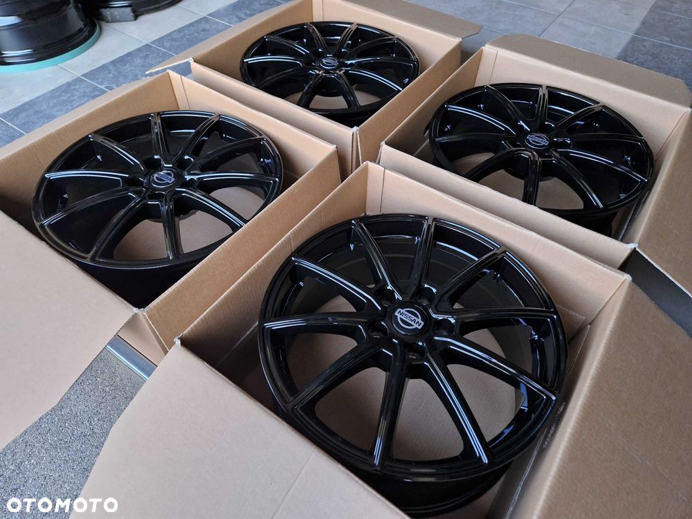 Alufelgi 18 5x114,3 Nissan Juke Qashqai Pulsar Leaf Primera Czarne 79# - 5