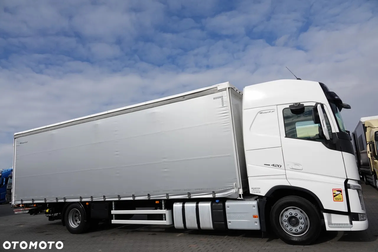 Volvo FH 420 / 4x2 / SOLÓWKA / FIRANKA 9.10 M / KLIMA POSTOJOWA / WINDA DHOLLANDIA 2000KG / PO KONTRAKCIE SERWISOWYM - 10