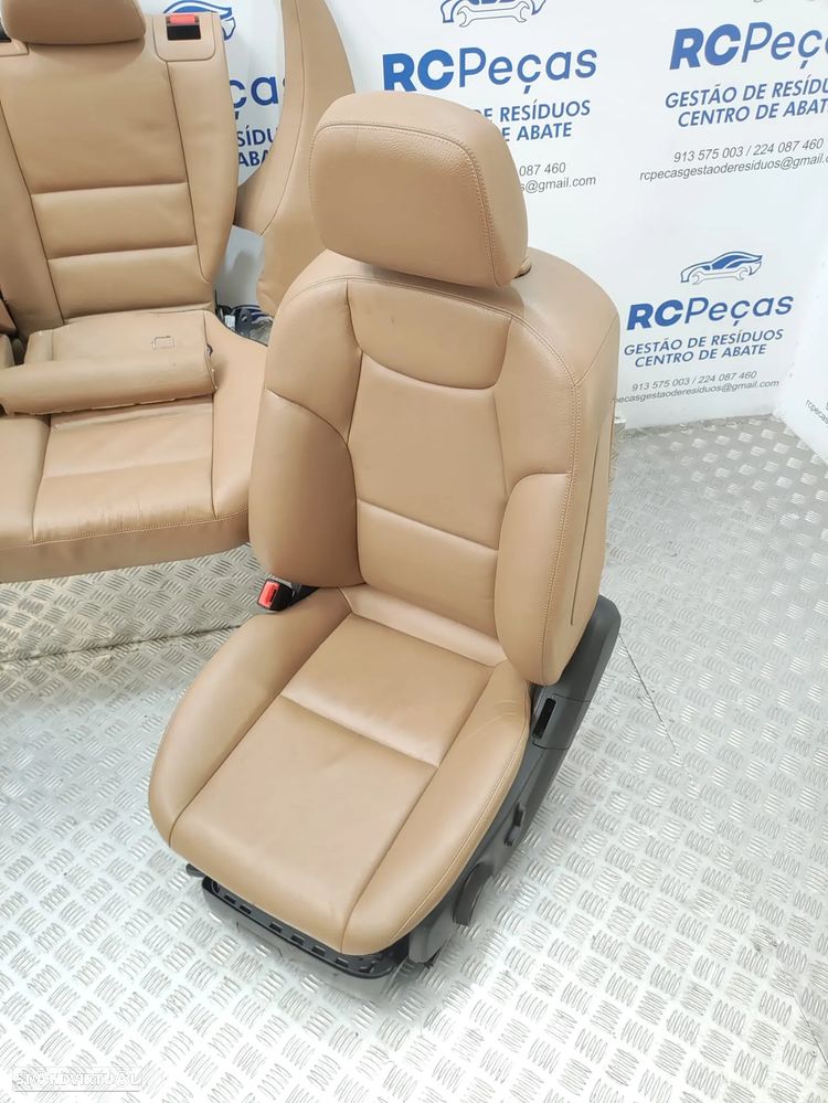 Conjunto Bancos Pele Beje Mercedes Benz Class C W204 Carrinha 2008 a 2014 - 10