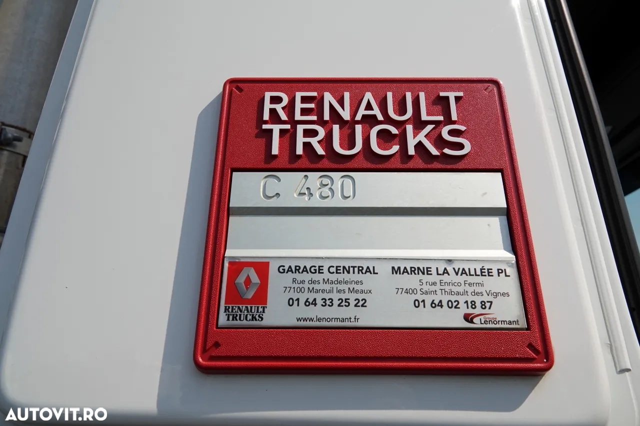 Renault C 480 / 8x4 / BASCULANTE SPATE / HYDROCLAP / 2018 / EURO 6 / - 23
