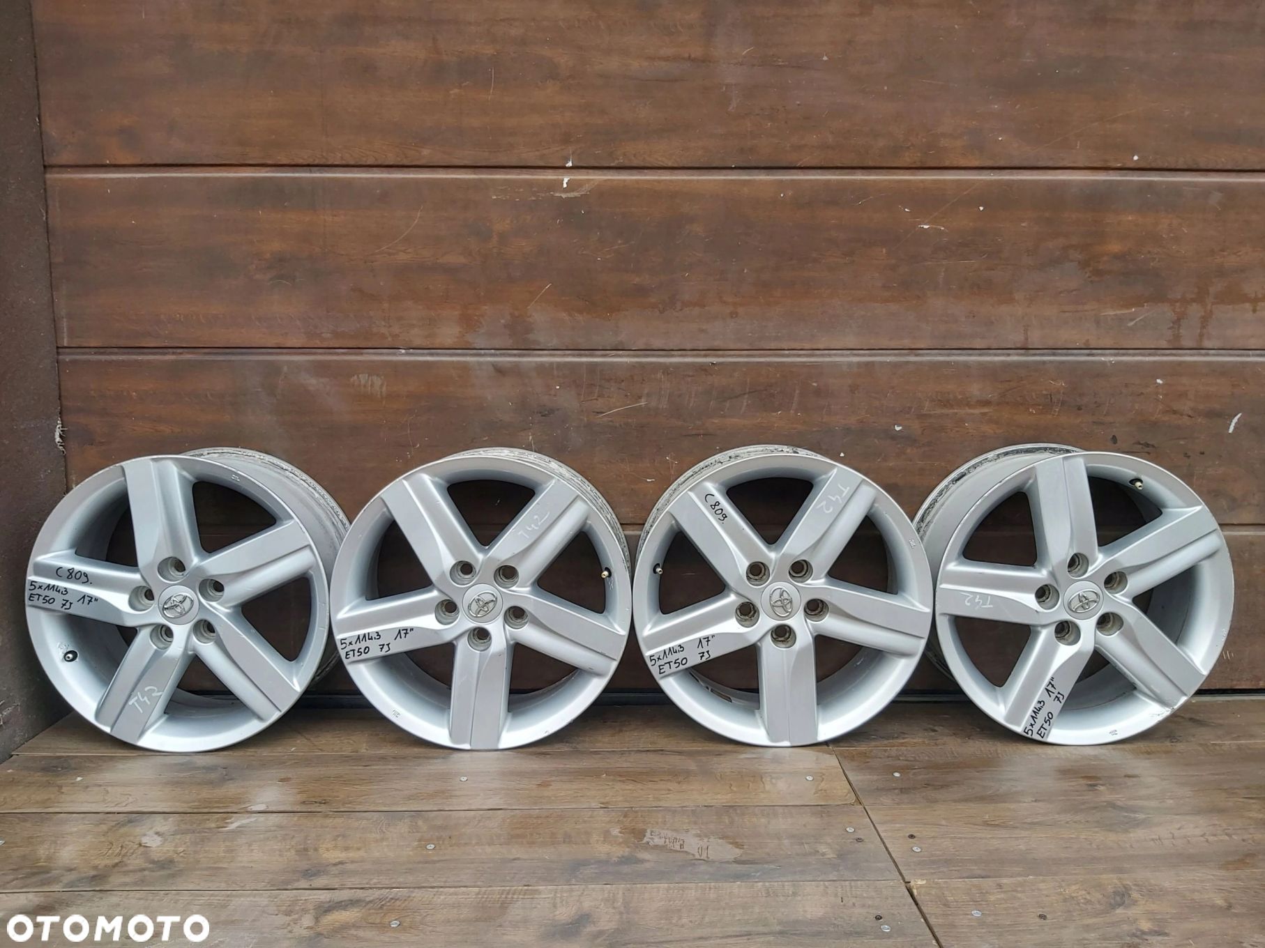 Toyota Auris I II Alufelgi 17 5x114,3 et50 7J Verso Avensis - 1