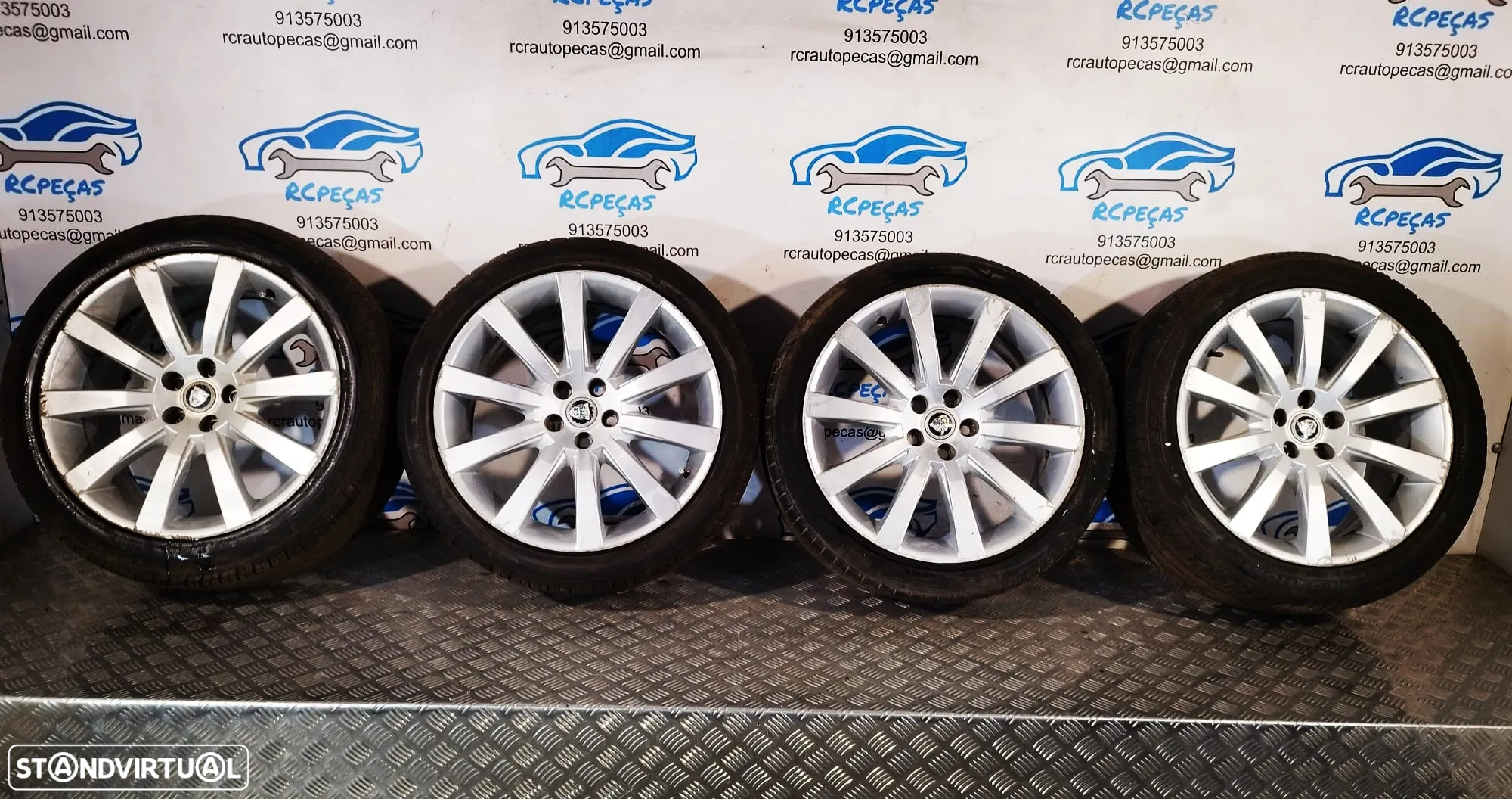 JANTES ORIGINAIS JAGUAR 19 8J ET49 5X108 RANGE ROVER - 2