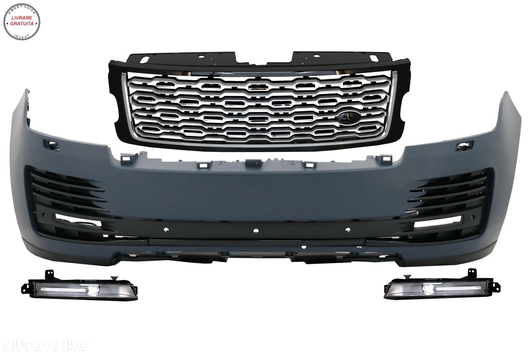 Bara Fata cu Grila Centrala Land Range Rover Vogue SUV IV L405 (2018-2020) SVA Des- livrare gratuita - 1
