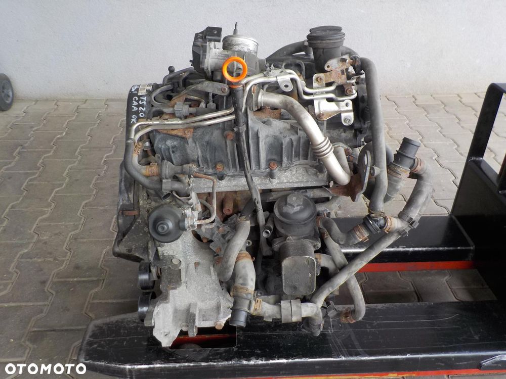 VW T5 T6 SILNIK 2.0 TDI CAA + WTRYSKI + POMPA + KOLEKTOR KOMPLETNY - 1