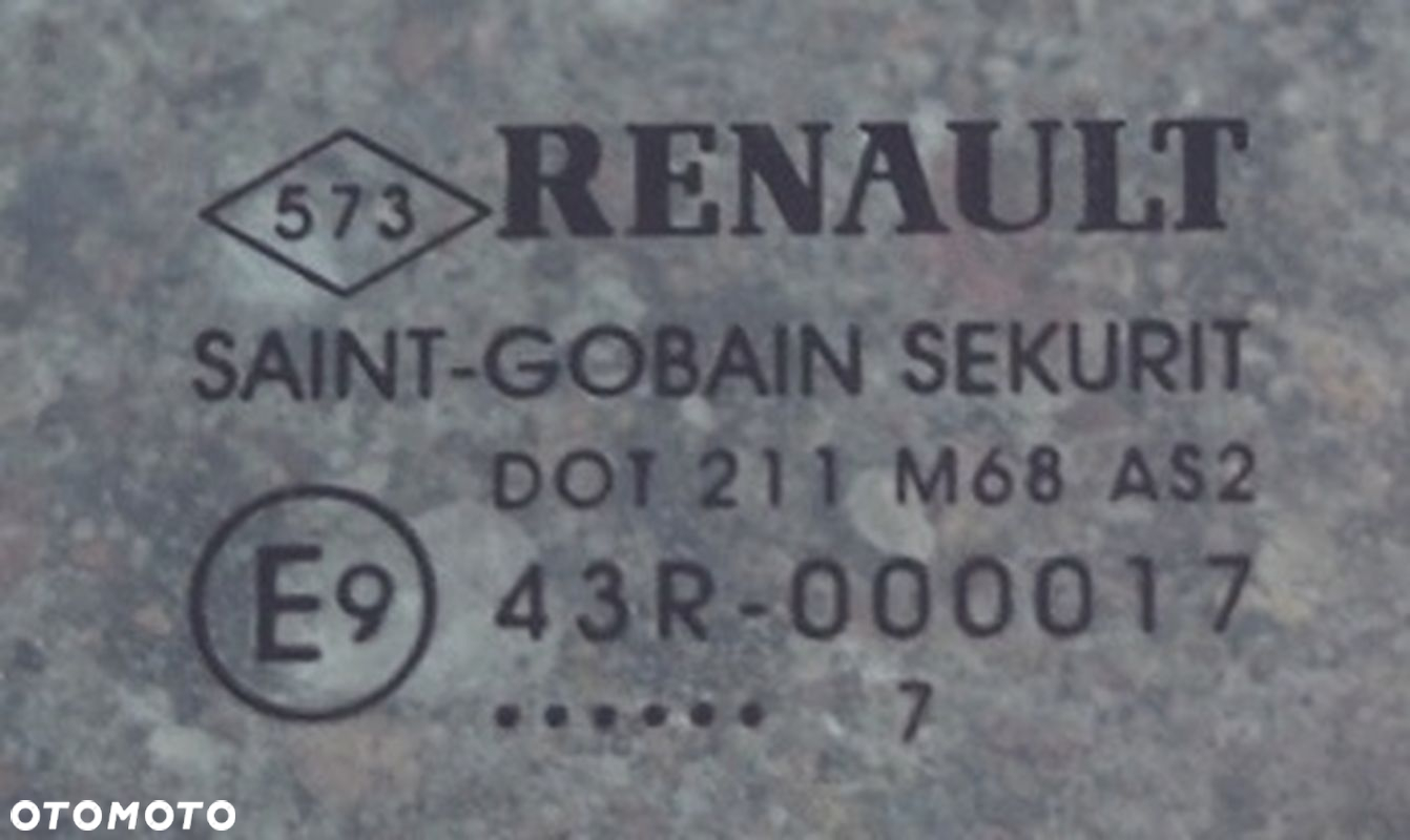 SZYBA LEWA PRZÓD PRZEDNIA RENAULT MEGANE II CABRIO - 2