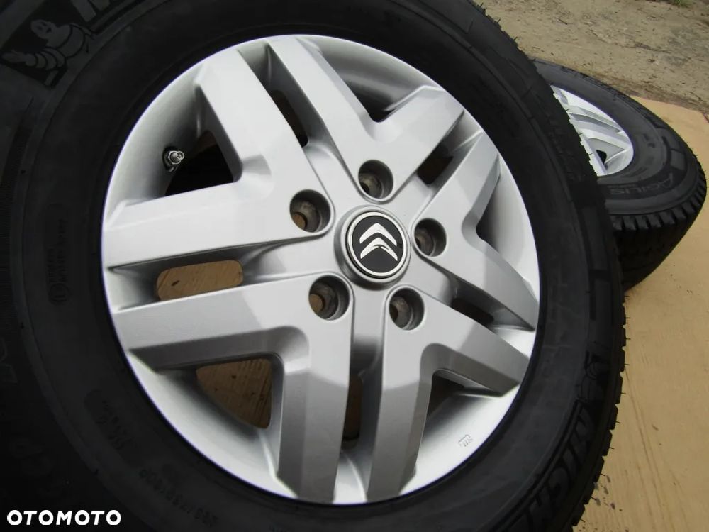 4x Felgi Koła 16 Fiat Ducato Peugeot Boxer Citroen Jumper opony 6j 5x118 ET68 + 225/75 16C - 13