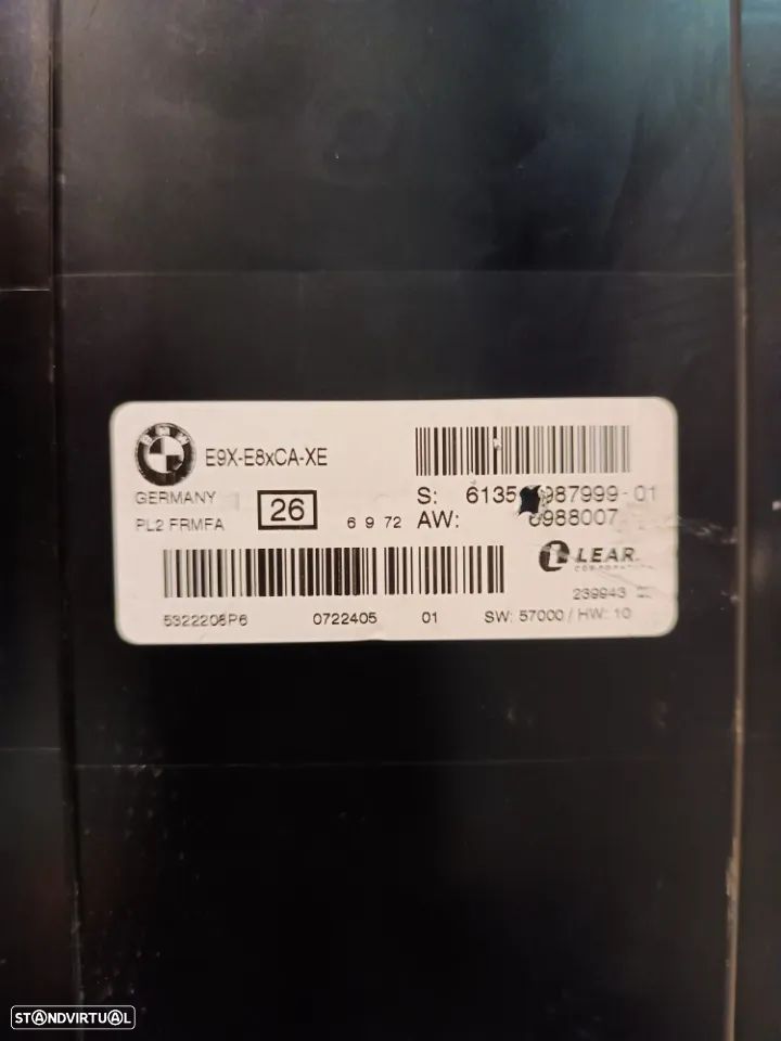 CENTRALINA DAS LUZES BMW SERIE 1 E81 E87 61356987999 6988007 - 2