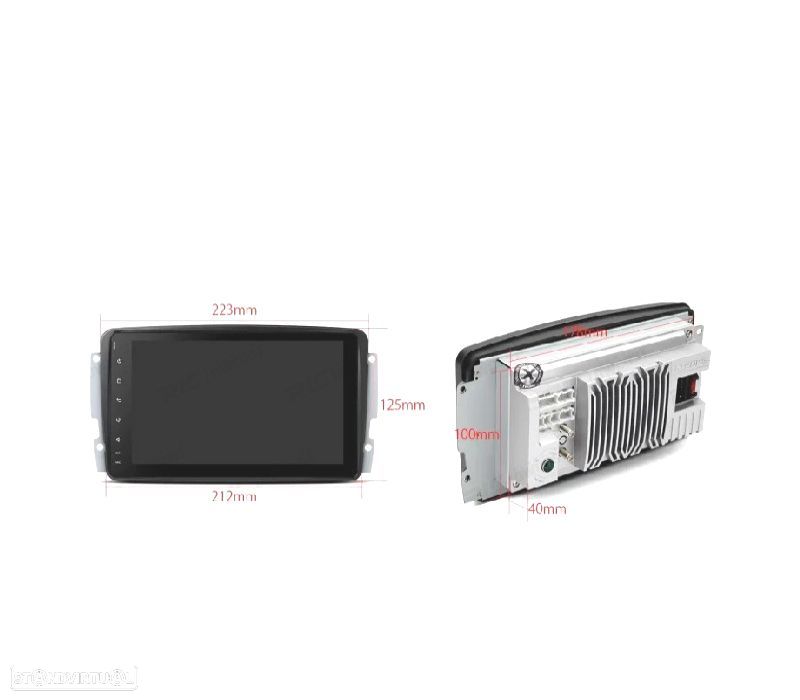 AUTO RÁDIO GPS ANDROID 13 PARA MERCEDES W168 C W203 CLK W209 G W463 VITO VIANO W639 - 3