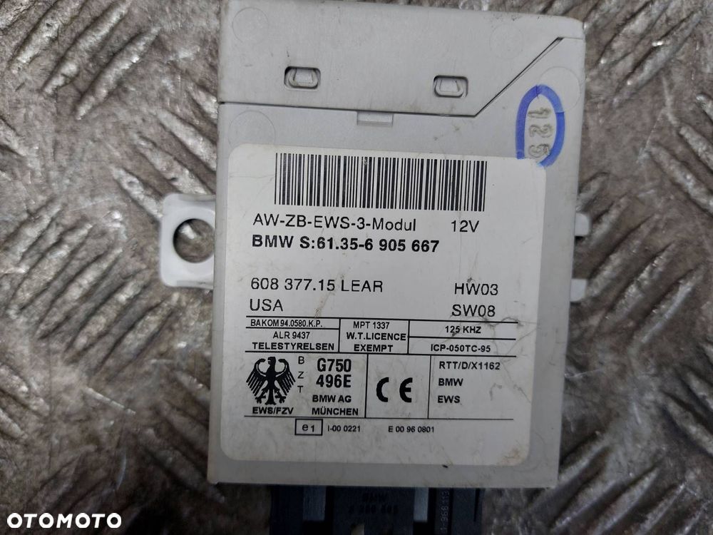 ZESTAW STARTOWY BMW E46 LIFT 320D AUTOMAT 7793443 0281010565 6905667 - 4