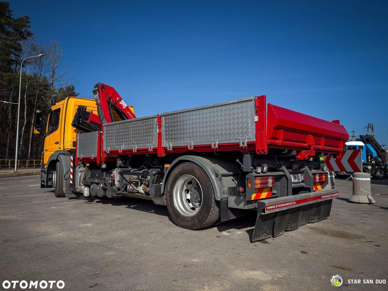 Mercedes-Benz AXOR 1824 4x2 HMF 975 HDS Żuraw Wywrotka Rotator - 21