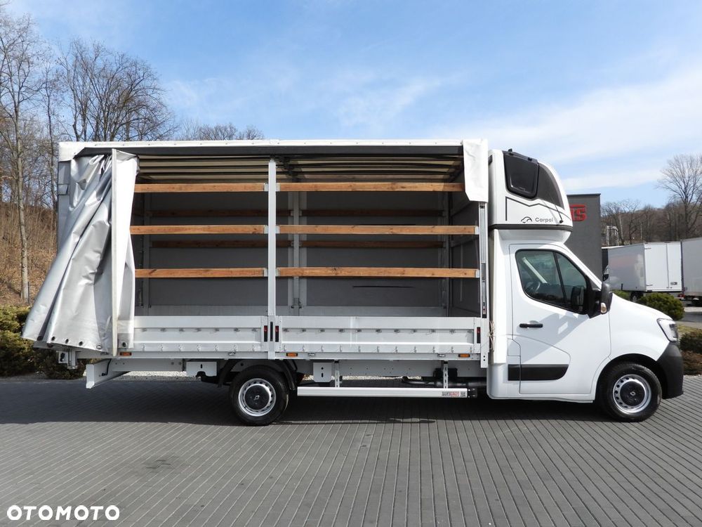 Renault MASTER PLANDEKA 10 PALET WEBASTO TEMPOMAT LEDY PNEUMATYKA KLIMATYZACJA  165KM - 9