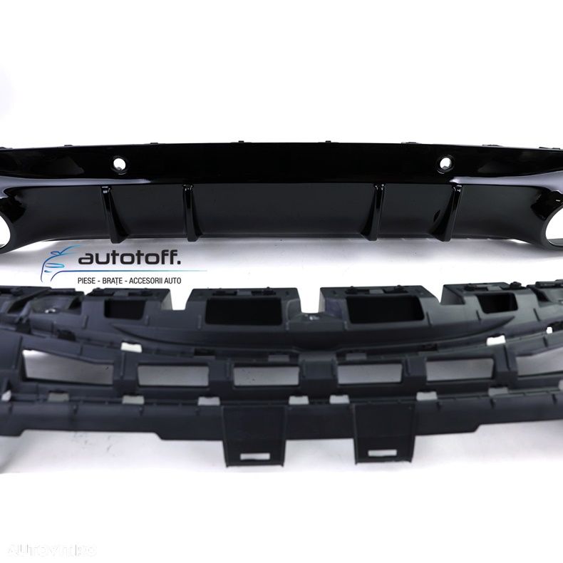 Difuzor Mercedes CLS C257 53 AMG (2018+) Negru lucios - 9