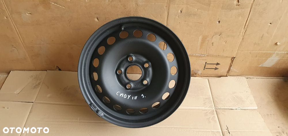 Felgi stalowe koła VW 5x112 6J ET47 16" R16 VW Caddy III 1K0601027C - 19