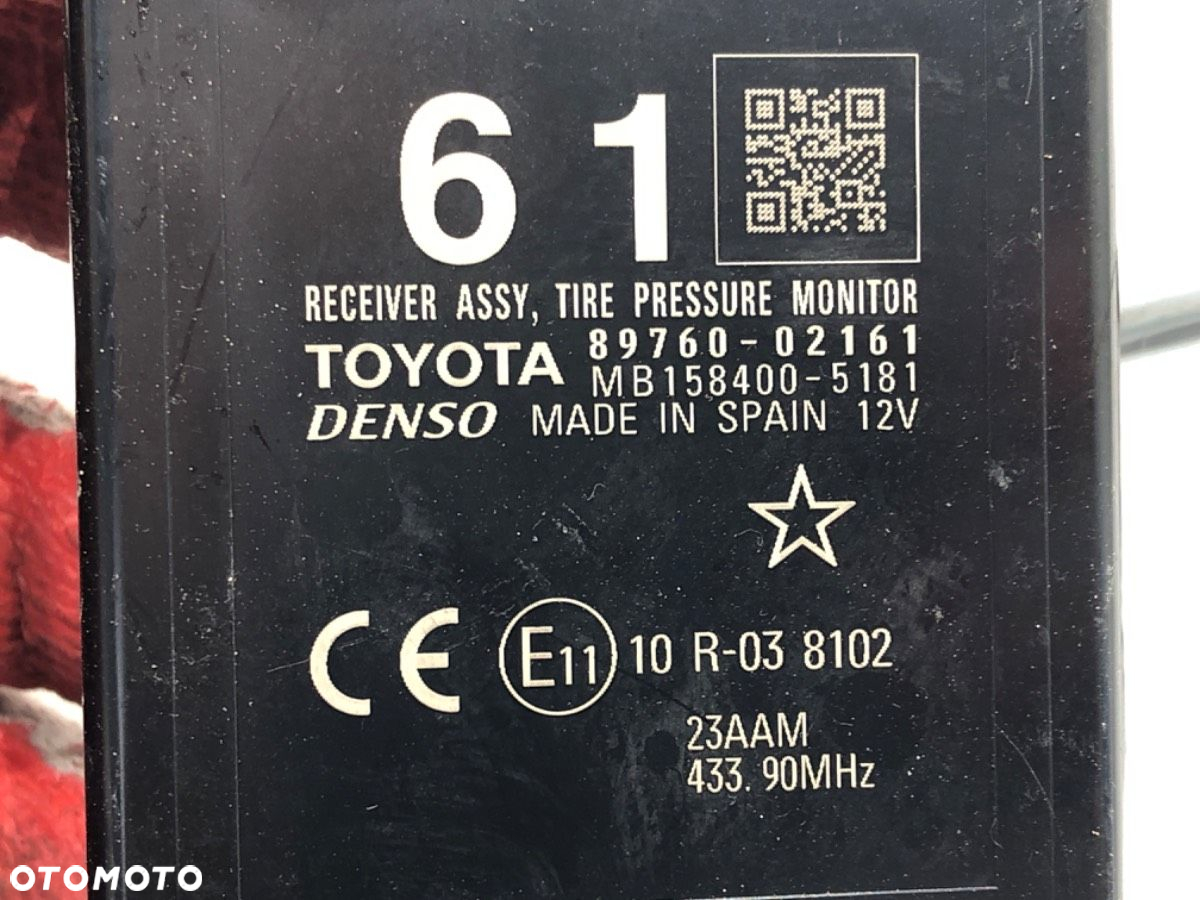 MODUŁ TPMS - 86.00 PLN - TOYOTA AURIS Kombi (_E18_) 2013 - 2018 1.6 D4-D (WWE185_) 82 kW [112 KM] - 4