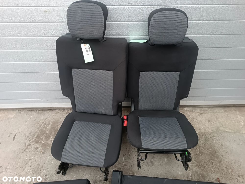 FOTELE PRZÓD TYŁ 7 OSÓB WNĘTRZE KOMPLET  FIAT DOBLO II - 5