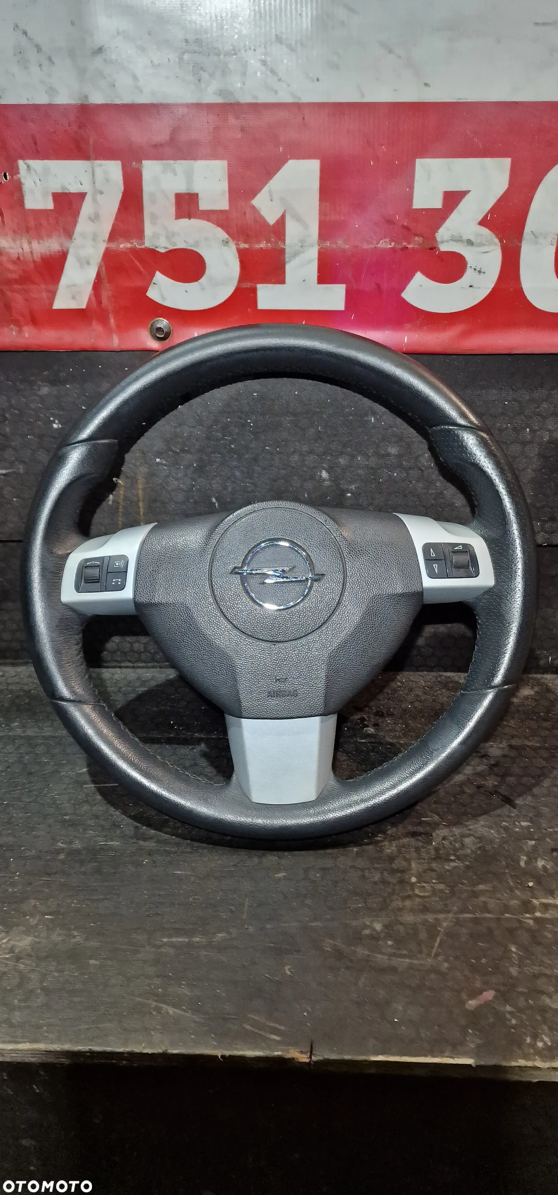 KIEROWNICA Skóra OPEL ASTRA H ZAFIRA B Multifunkcja - 11