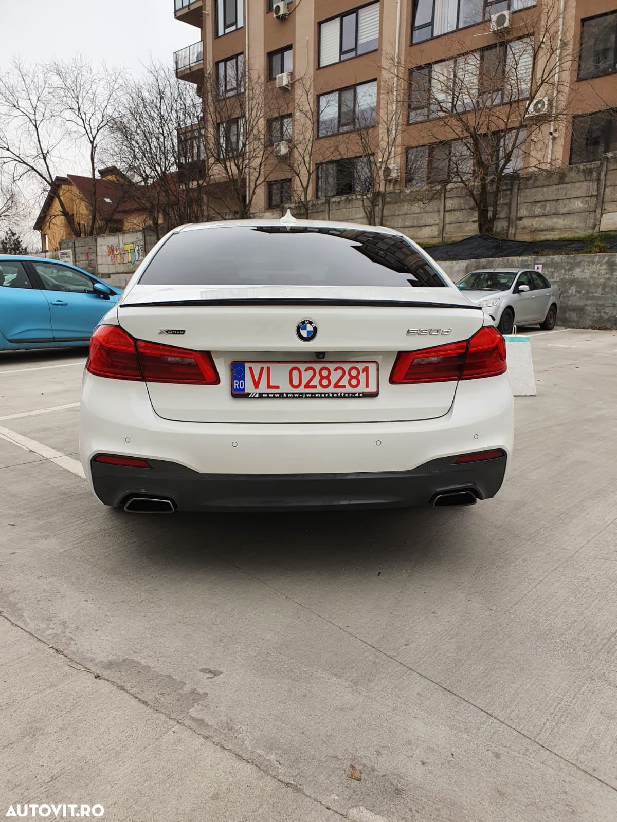 Eleron Portbagaj Bmw G30 seria 5 Calitate premium vopsit PROFESIONAL negru lucios Safir Black Metallic cod 475 sau alb Alpine weiss 3 cod 300 ⭐️⭐️⭐️⭐️⭐️ - 4