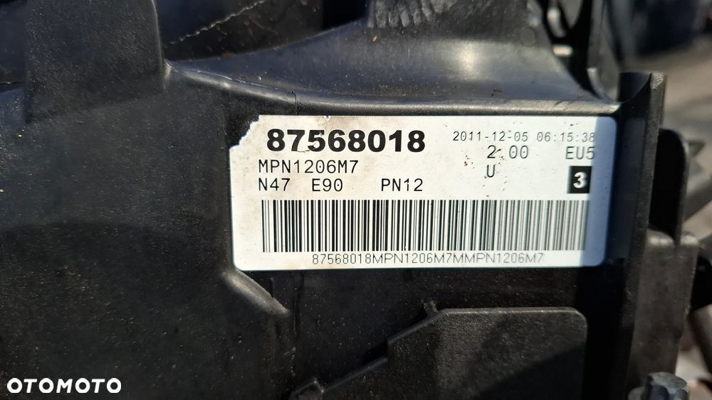 SILNIK KOMPLETNY N47D20C EURO5 BMW E90 E91 2011 ROK - 9