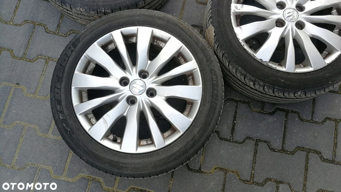Felgi aluminiowe alufelgi 16 z oponami 4x100 Suzuki Swift MK7 10-16 - 3