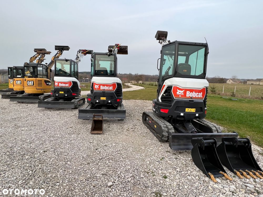 Caterpillar Minikoparka Cat 302.7 3xłyżki Skarpowa hydrL\P dodatkowe linie hydrauliczne szybkozłącze Gąsienice jak Nowe WIDŁY WIERTNICA za dopłatą - 32