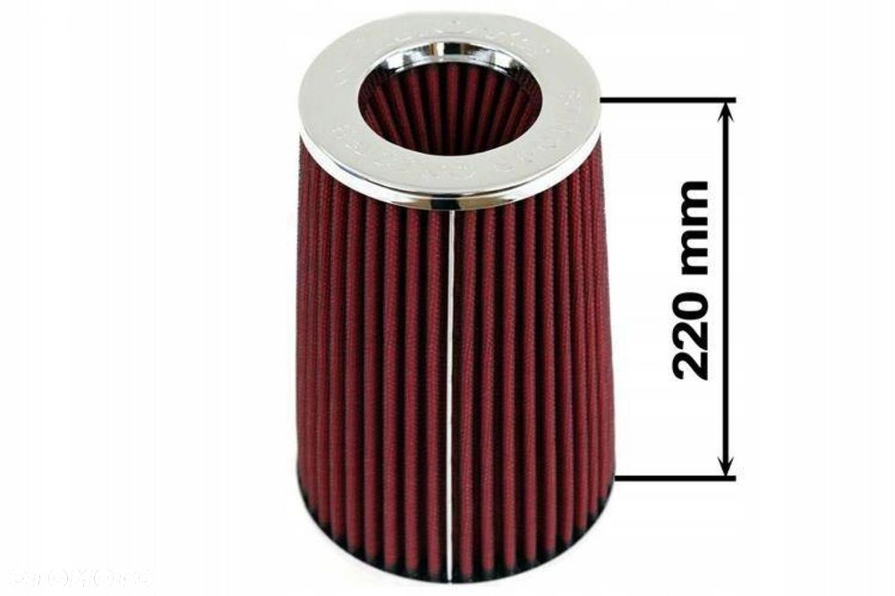 FILTR POWIETRZA SIMOTA 220MM / 60-84mm czerwony - 2