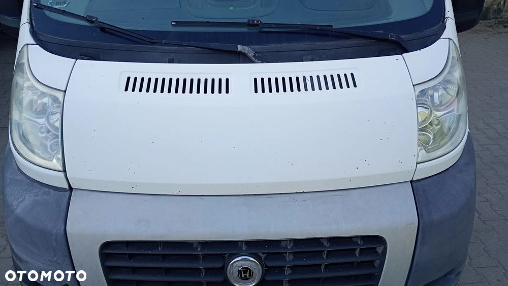 F.V Fiat Ducato III komplet chłodnic Maska biała PEUGEOT BOXER Pas przedni Wzmocnienie czołowe CITROEN JUMPER kompletny przód błotnik przedni biały lewy prawy - 1