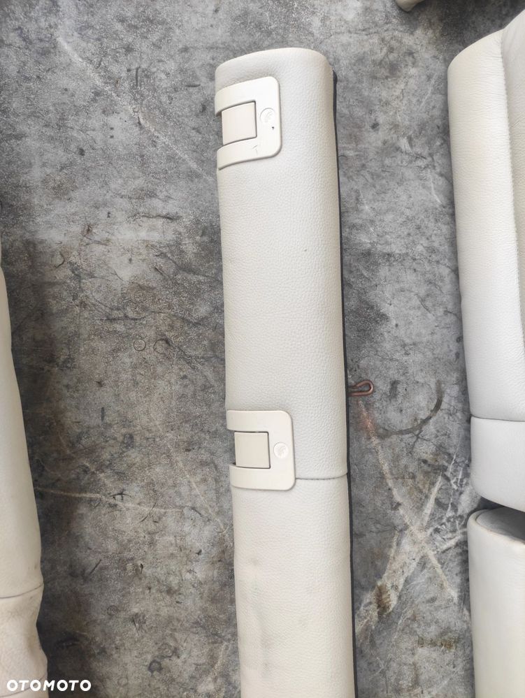 KANAPA TYŁ TYLNA SKŁADANA JASNA SKÓRA BMW E61 ISOFIX - 6