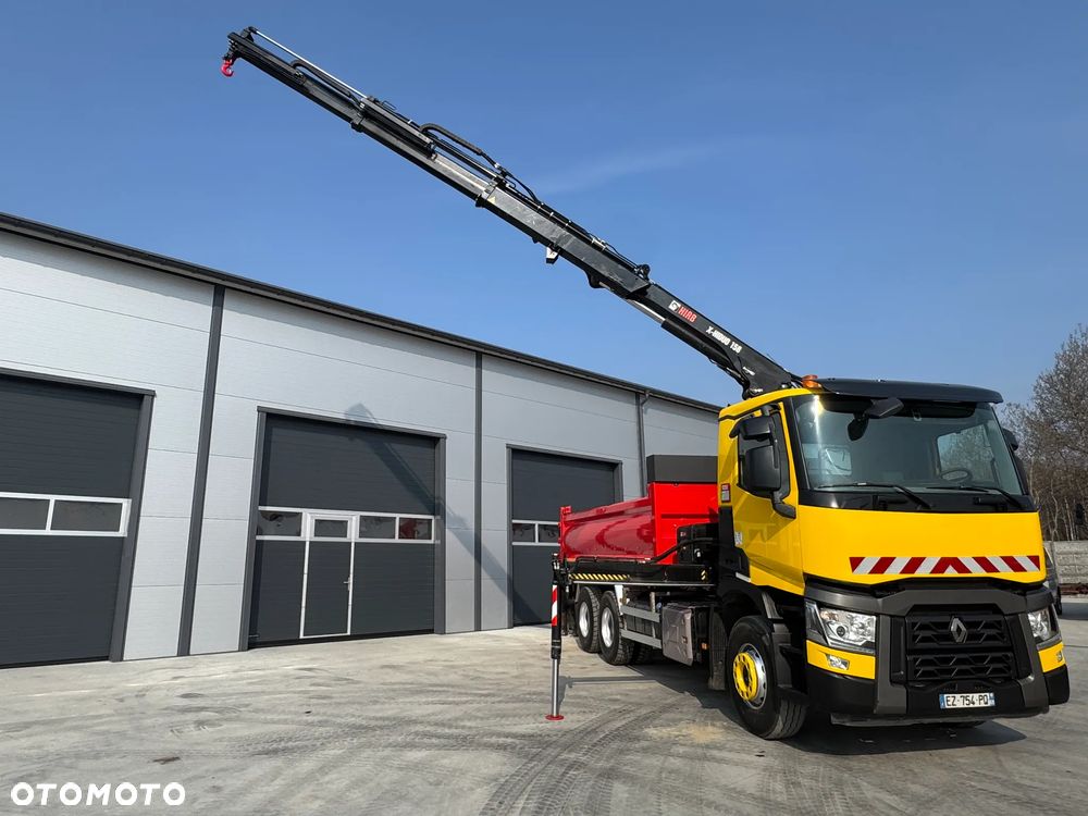 Renault GAMA C380 WYWROTKA 6x4 HDS HIAB 158 B-2+ PILOT HYDROBURTA ROK 2018 - 6