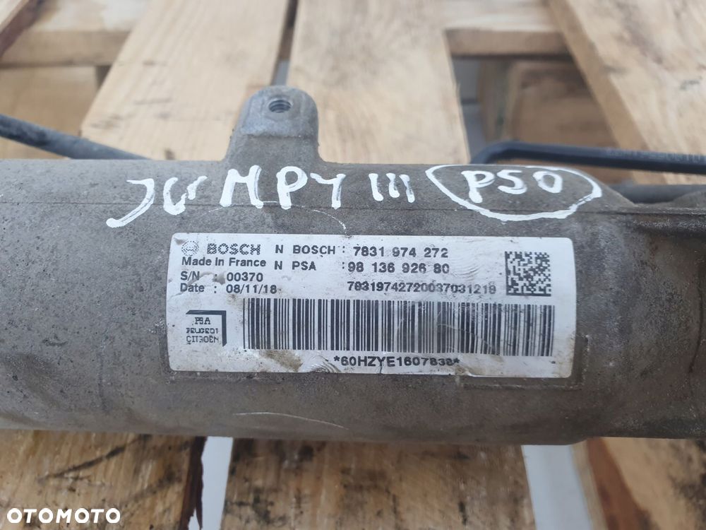 Citroen Jumpy Peugeot Expert MAGLOWNICA przekładnia KIEROWNICZA 9813692680 - 2