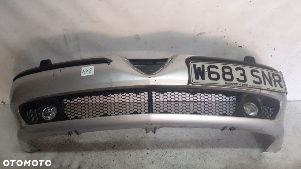 + ZDERZAK PRZÓD PRZEDNI DO ALFA ROMEO 156 612/A SREBRNY HALOGENY - 1
