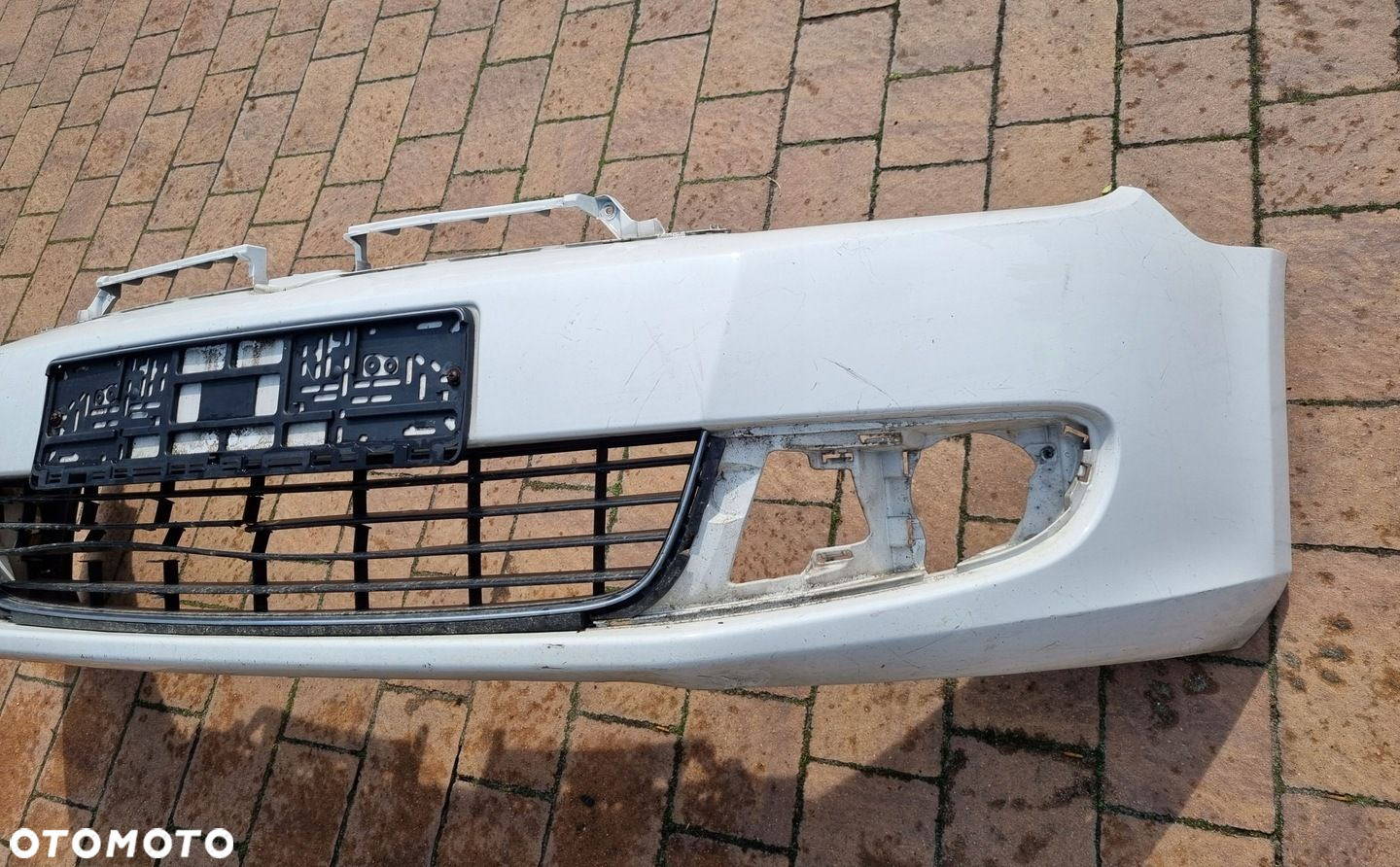 vw golf 6 VI zderzak przód bez dziur - 3