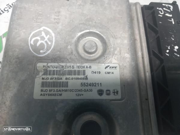 Conjunto Centralina De Ignição (Imobilizador) Fiat Punto Evo (199_) - 8