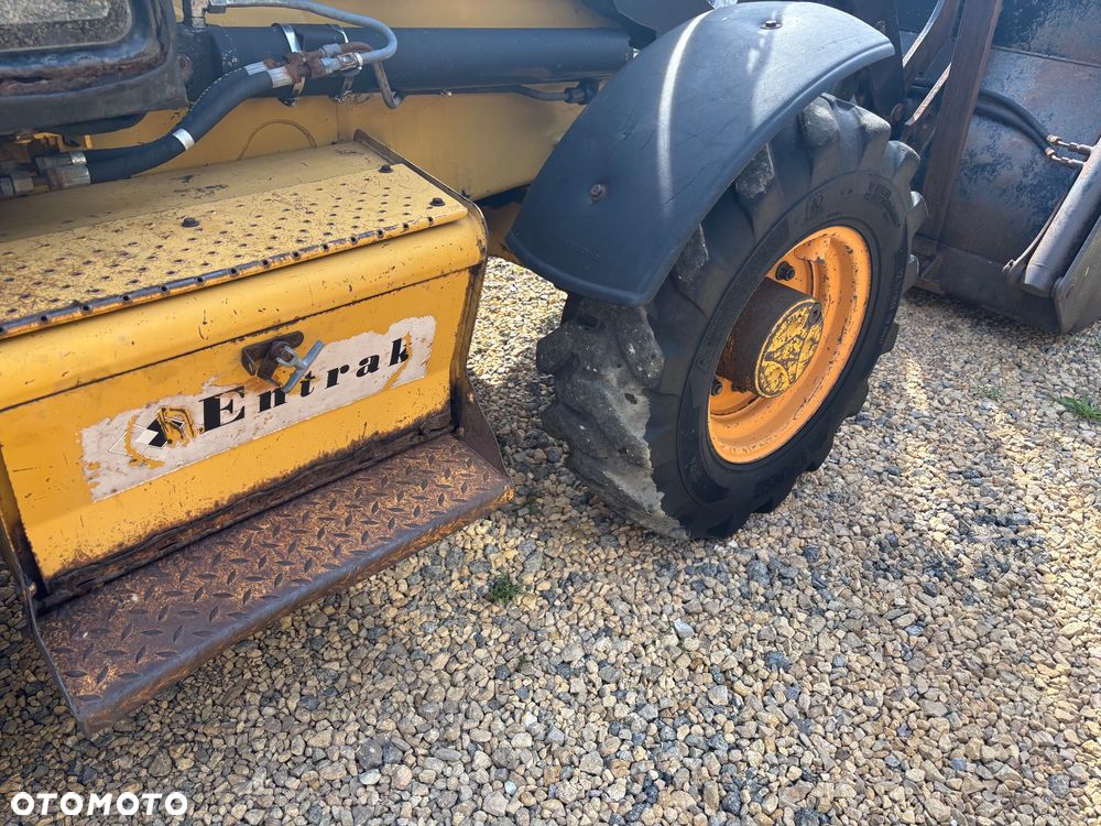 Caterpillar CAT 428C 2001r 4x4 perełka koparko ładowarka teleskop widły rekin - 9