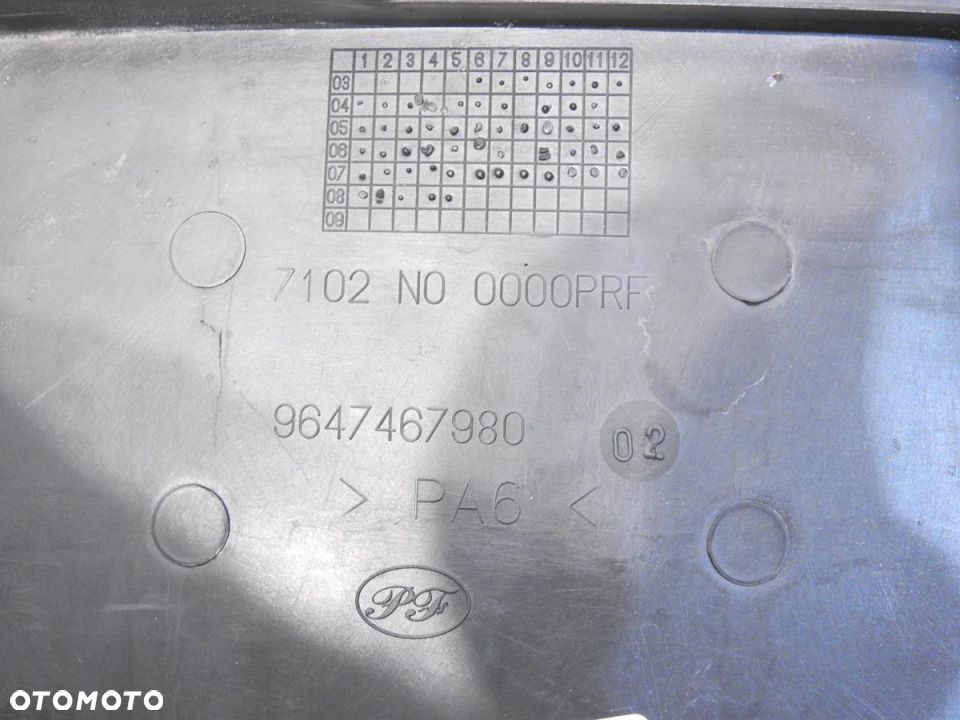 POKRYWA AKUMULATORA CITROEN C5 III 2.2 HDI - 7