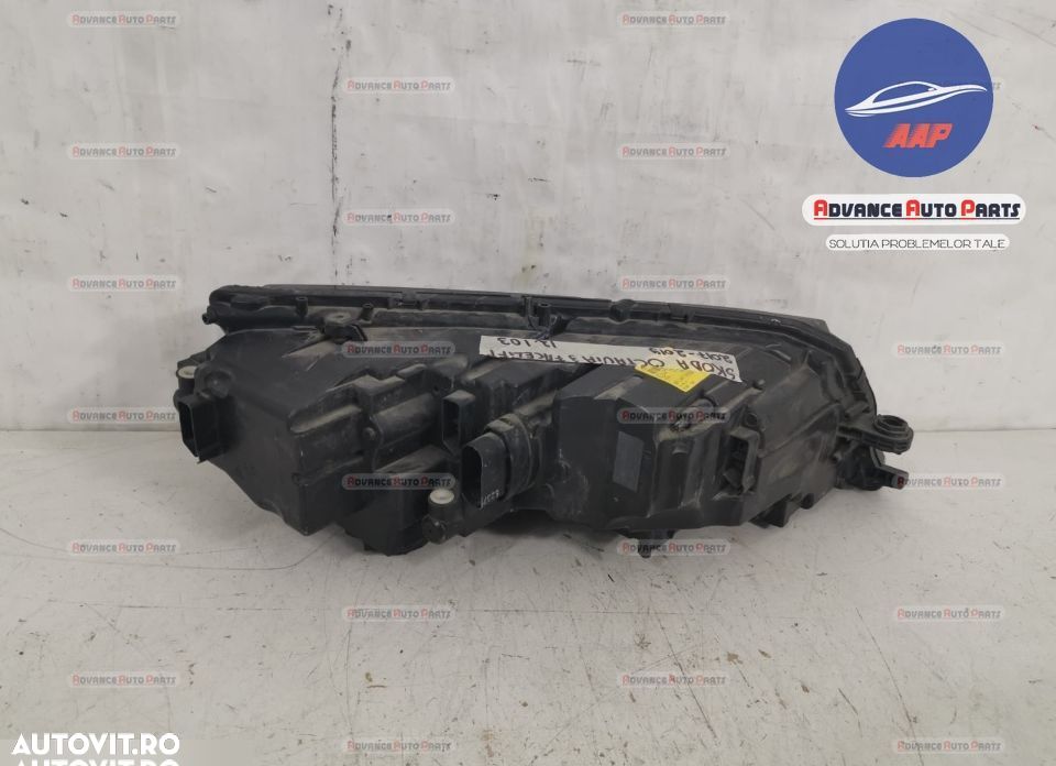Far Stanga original cu Full Led Skoda  Octavia  3 facelift 2017 2018 2 - 4