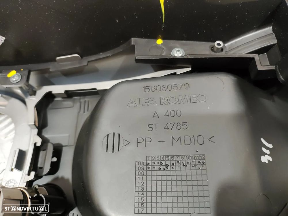 CONSOLA CENTRAL CENTRO ALFA ROMEO MITO 955 156080679 156080682 735394634 - 8