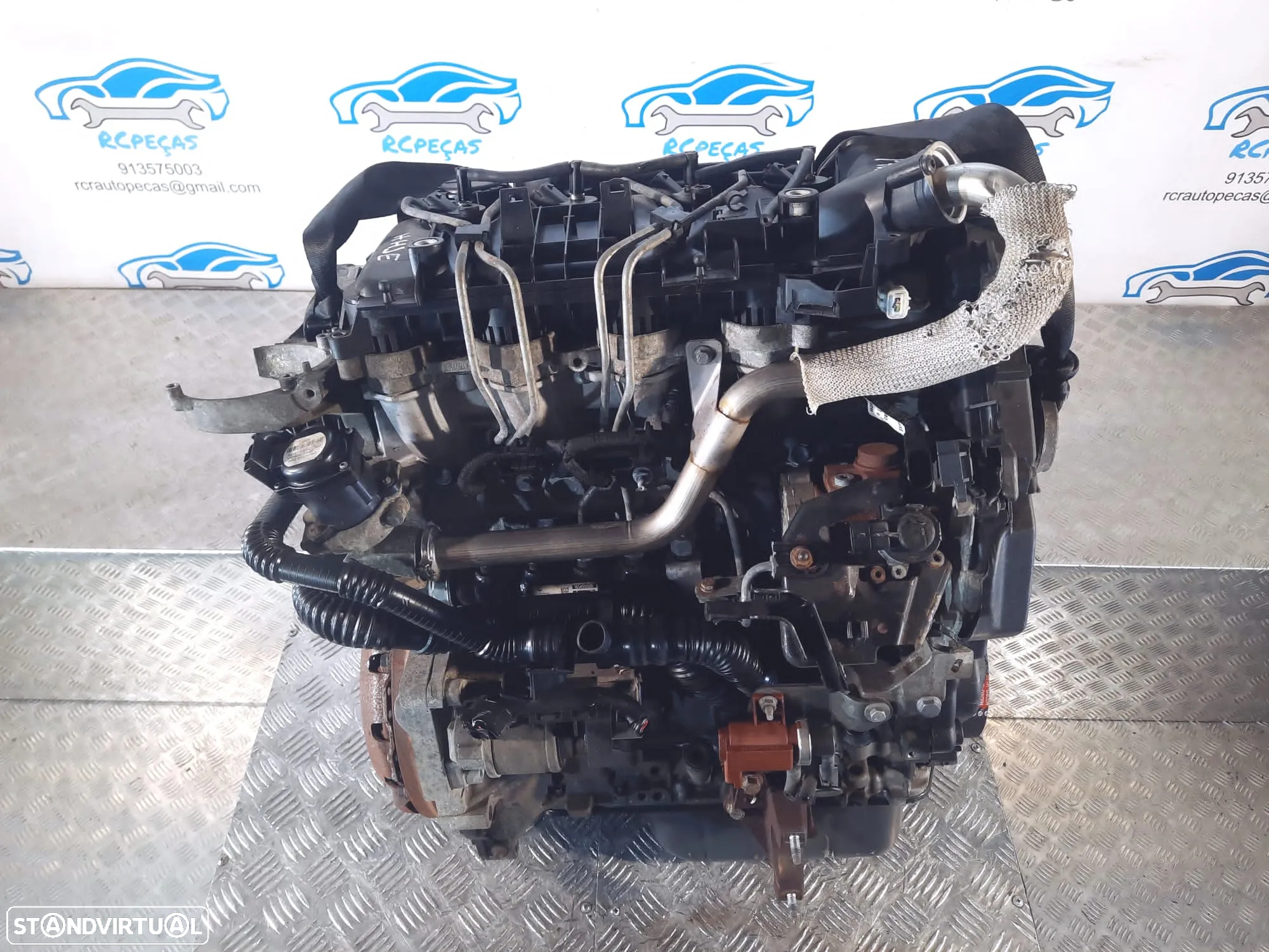 MOTOR COMPLETO 1.6 TDCI 16V 90CV HHJE FORD FIESTA VI 6 MK6 MOTOR ARRANQUE ALTERNADOR BIMASSA COMPRESSOR EMBRAIAGEM BOMBA DIRECAO INJETORES - 10