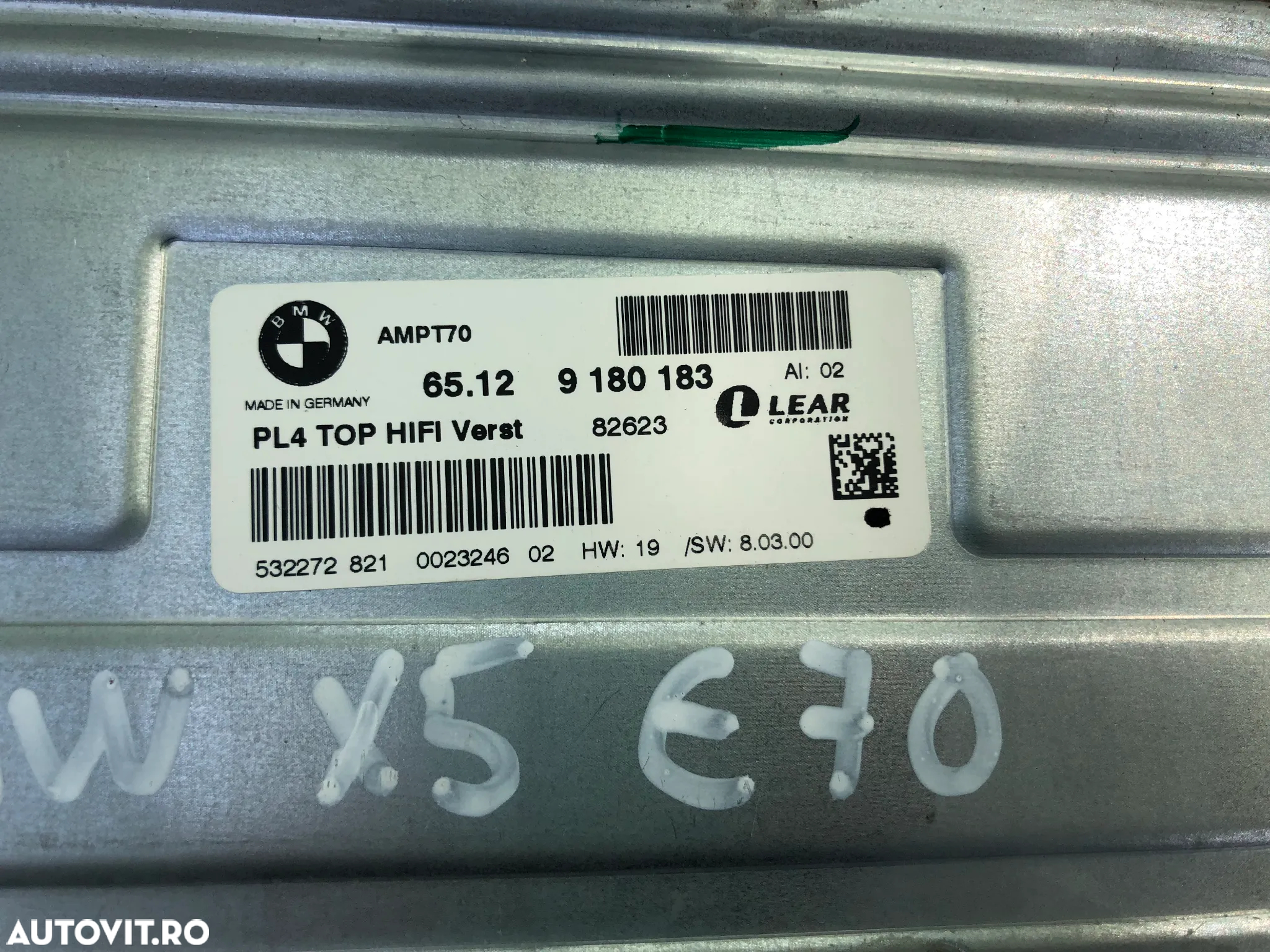 Statie amplificator sunet Bmw X5 E70 HI FI 2007 - 4