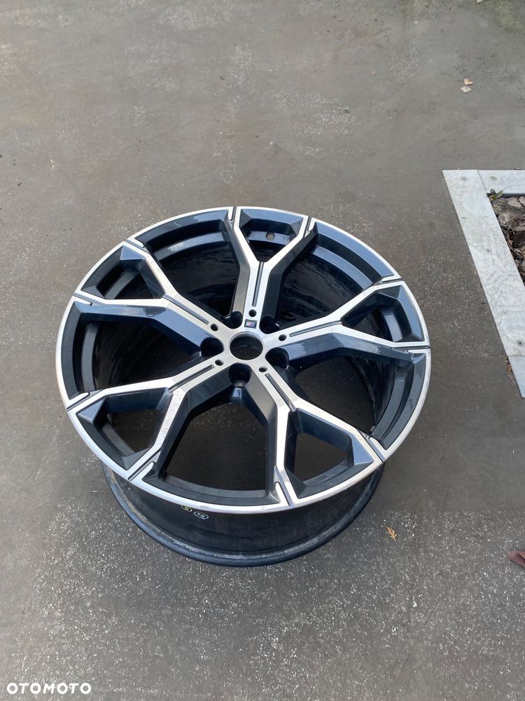 BMW X5 G05 X6 G06 X7 G07 M pakiet M-pakiet ORYGINALNA ! felga aluminiowa tylna 21 cali 21” 10.5x21 ET43 5x112 10.5 10 1/2 Jx21 ET 43 8071999  032610 - 6