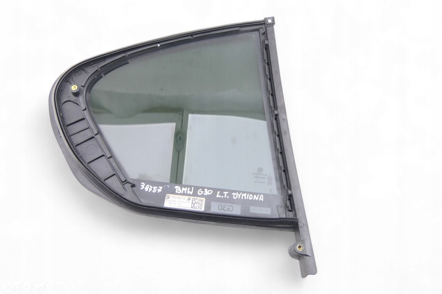 Szyba lewy tył trójkąt BMW G30 dymiona 7387455 - 6