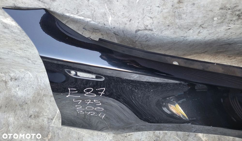 BŁOTNIK PRAWY PRZÓD PRZEDNI BMW E81 E82 E87 E88 475 BLACK SAPPHIRE B424 - 2